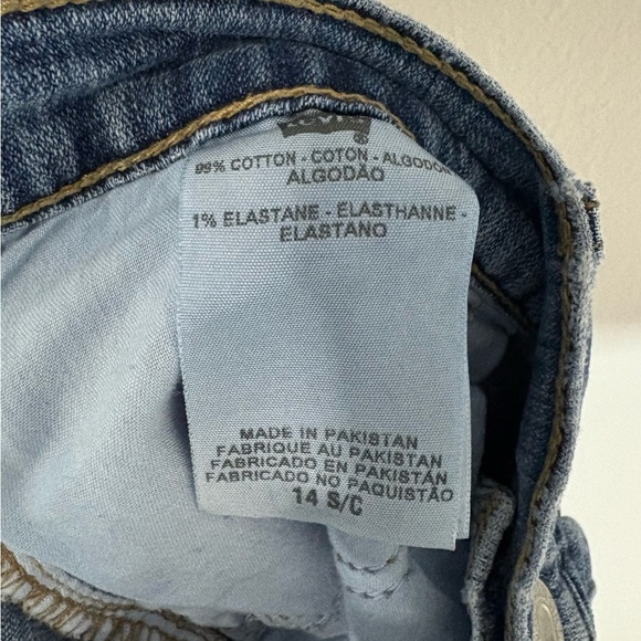 Levi’s 529 Curvy Bootcut Jeans Women’s Size 14 Blue Denim Stretch - Picture 4 of 4